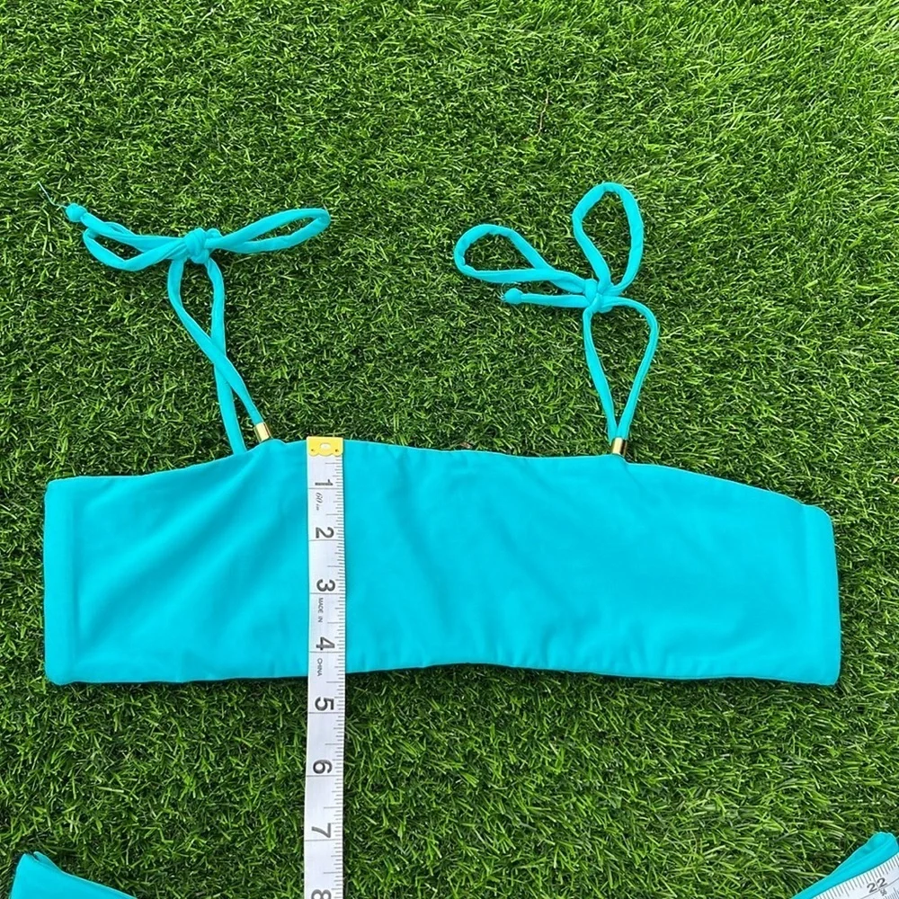 POEMA SWIM Teal Bikini size large